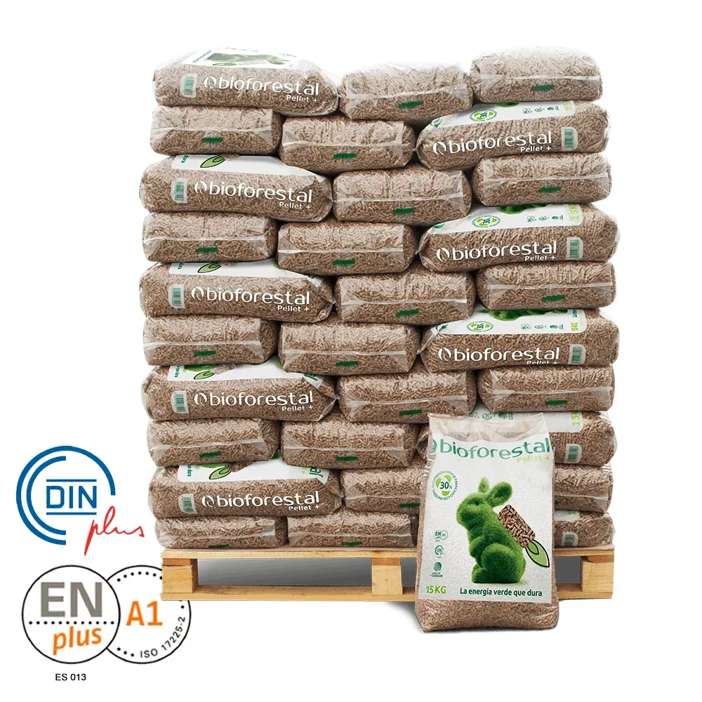 Holzpellets BIOFORESTAL, Palette 70 Säcke à 15 kg