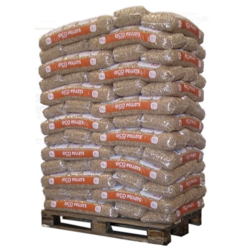 Holzpellets ECOPOWER – 65 Säcke à 15 kg (975 kg)